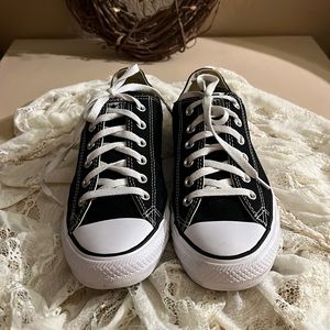 Converse Black with white soles